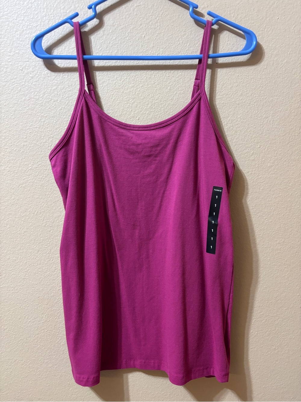 Women’s Torrid Dark Pink Tank Top NWT Size 1
